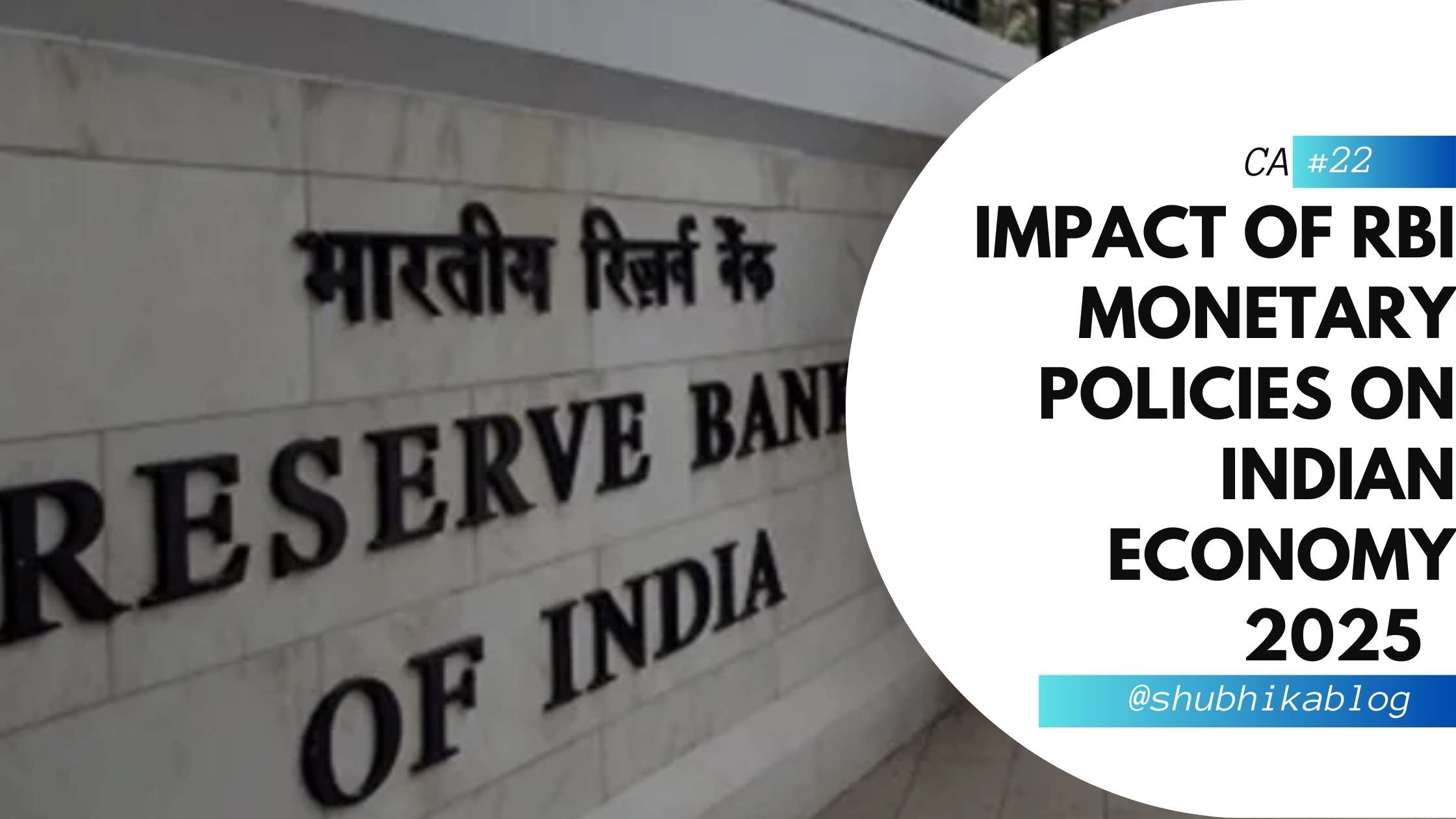 Impact of New RBI Monetary Policies