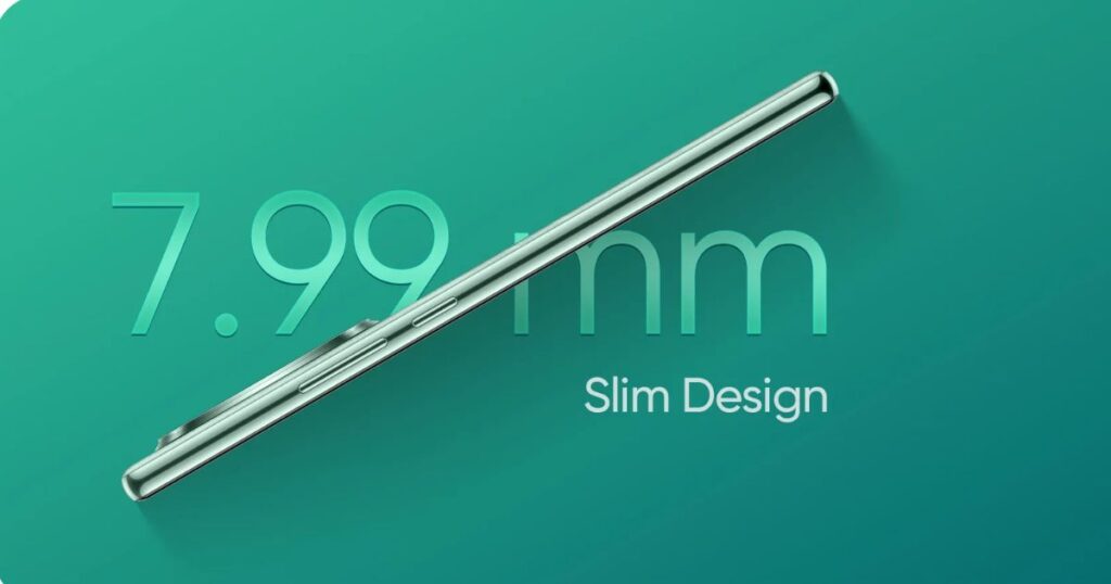 Realme P3 Pro slim design